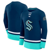 Seattle Kraken Fanatics High Point Long Sleeve T-Shirt On Sale