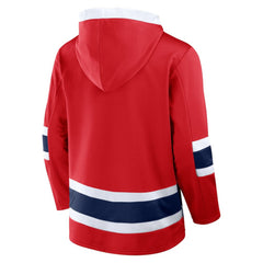 Washington Capitals Fanatics Inside Line Fleece Pullover Hoodie- Red Discount