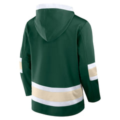 Minnesota Wild Fanatics Inside Line Fleece Pullover Hoodie- Green Outlet