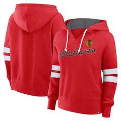 Chicago Blackhawks Fanatics Women's Oversized Seize Pullover Hoodie For Sale
