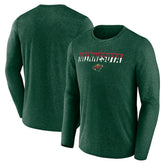 Minnesota Wild Fanatics Transition Long Sleeve T-Shirt Discount