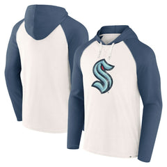 Seattle Kraken Fanatics Vintage Winger Pullover Hoodie Outlet