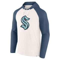 Seattle Kraken Fanatics Vintage Winger Pullover Hoodie Outlet