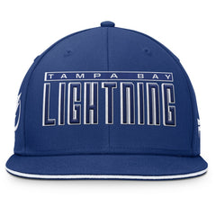 Tampa Bay Lightning Fanatics Fundamental Gino Stack Snapback Hat On Sale