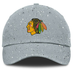 Chicago Blackhawks Fanatics Women's Heritage Snow Day Speckle Adjustable Hat For Sale