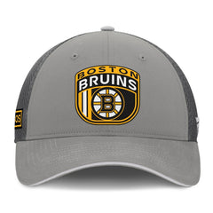 Boston Bruins Fanatics Authentic Pro Home Ice Trucker Adjustable Hat Sale