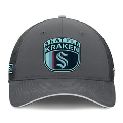 Seattle Kraken Fanatics Authentic Pro Home Ice Trucker Adjustable Hat For Sale
