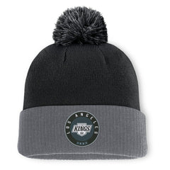 Los Angeles Kings Fanatics Aspyn Cuffed Knit Hat with Pom On Sale