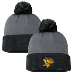 Pittsburgh Penguins Fanatics Women's Cuffed Knit Hat with Pom Outlet