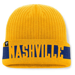 Nashville Predators Fanatics Blueliner Cuffed Knit Hat For Sale