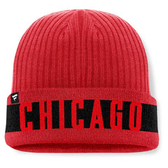 Chicago Blackhawks Fanatics Blueliner Cuffed Knit Hat Discount