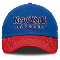 New York Rangers Fanatics Heritage Home Ice Two-Tone Adjustable Hat For Sale