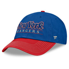 New York Rangers Fanatics Heritage Home Ice Two-Tone Adjustable Hat For Sale