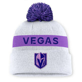 Vegas Golden Knights Fanatics Hockey Fights Cancer Cuffed Knit Hat with Pom For Sale