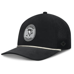 Pittsburgh Penguins Fanatics Front Office Performance A-Frame Adjustable Hat For Sale