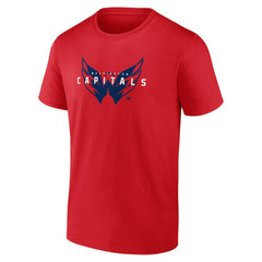 Washington Capitals Logo Athletic Coordinate T-Shirt Outlet