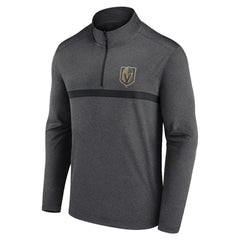 Vegas Golden Knights Logo Athletic Head-to-Head Raglan Quarter-Zip Top Online