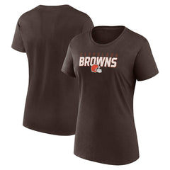 Cleveland Browns Logo Athletic Women's Lean T-Shirt