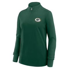 Green Bay Packers Logo Athletic Women's Velocity Quarter-Zip Jacket