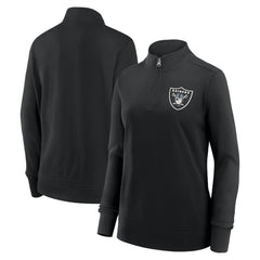 Las Vegas Raiders Logo Athletic Women's Velocity Quarter-Zip Jacket