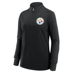 Pittsburgh Steelers Logo Athletic Women's Velocity Quarter-Zip Jacket
