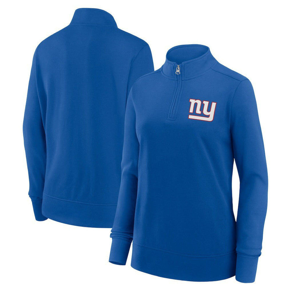 New York Giants Logo Athletic Women's Velocity Quarter-Zip Jacket