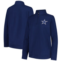 Dallas Cowboys Logo Athletic Women's Velocity Quarter-Zip Jacket