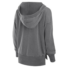 Baltimore Ravens Fanatics Women's Initiative Snow Wash French Terry V-Neck Pullover Hoodie