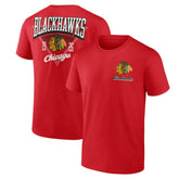 Chicago Blackhawks Logo Athletic Never Over T-Shirt Discount