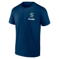Seattle Kraken Logo Athletic Never Over T-Shirt Outlet