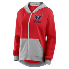Washington Capitals Logo Athletic Women's Hit It French Terry Full-Zip Hoodie Online