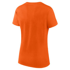 Philadelphia Flyers Logo Athletic Women's Launch Scoop Neck T-Shirt On Sale