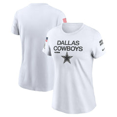 Dallas Cowboys Nike Women's 2024 Salute To Service Legend Performance T-Shirt