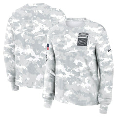 New York Jets Nike Women's 2024 Salute To Service Dri-FIT Long Sleeve T-Shirt