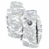 Tennessee Titans Nike Women's 2024 Salute To Service Club Fleece Oversized Pullover Hoodie