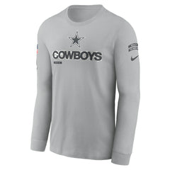 Dallas Cowboys Nike 2024 Salute To Service Long Sleeve T-Shirt