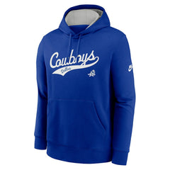Dallas Cowboys Nike Rewind Club Logo Pullover Hoodie