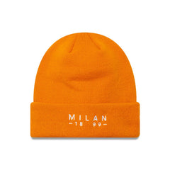 AC Milan New Era Wordmark Cuffed Knit Hat Orange - New Era