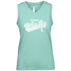 Chicago White Sox Levelwear Women's Paisley Sweep V-Neck Tank Top | MLB On Sale