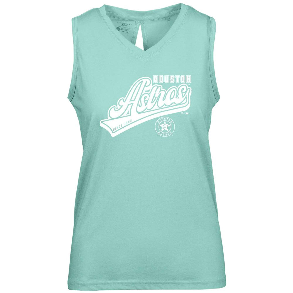 Houston Astros Levelwear Women's Paisley Sweep V-Neck Tank Top | MLB Sale