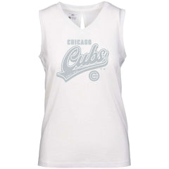 Chicago Cubs Levelwear Women's Paisley Sweep V-Neck Tank Top | MLB Near me