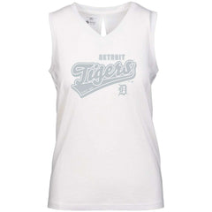 Detroit Tigers Levelwear Women's Paisley Sweep V-Neck Tank Top | MLB Discount