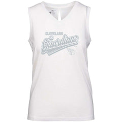 Cleveland Guardians Levelwear Women's Paisley Sweep V-Neck Tank Top | MLB For sale