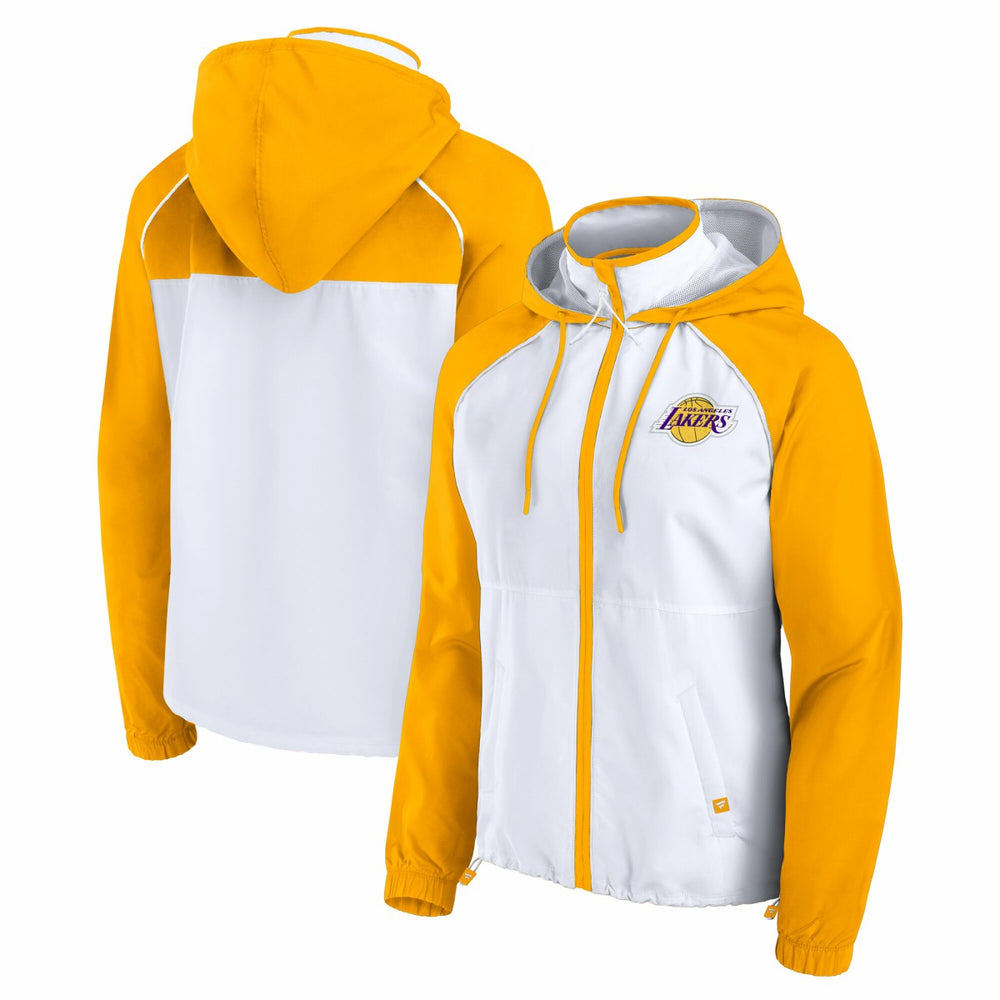 Los Angeles Lakers Women's Anorak Raglan Full-Zip Hoodie Jacket Discount