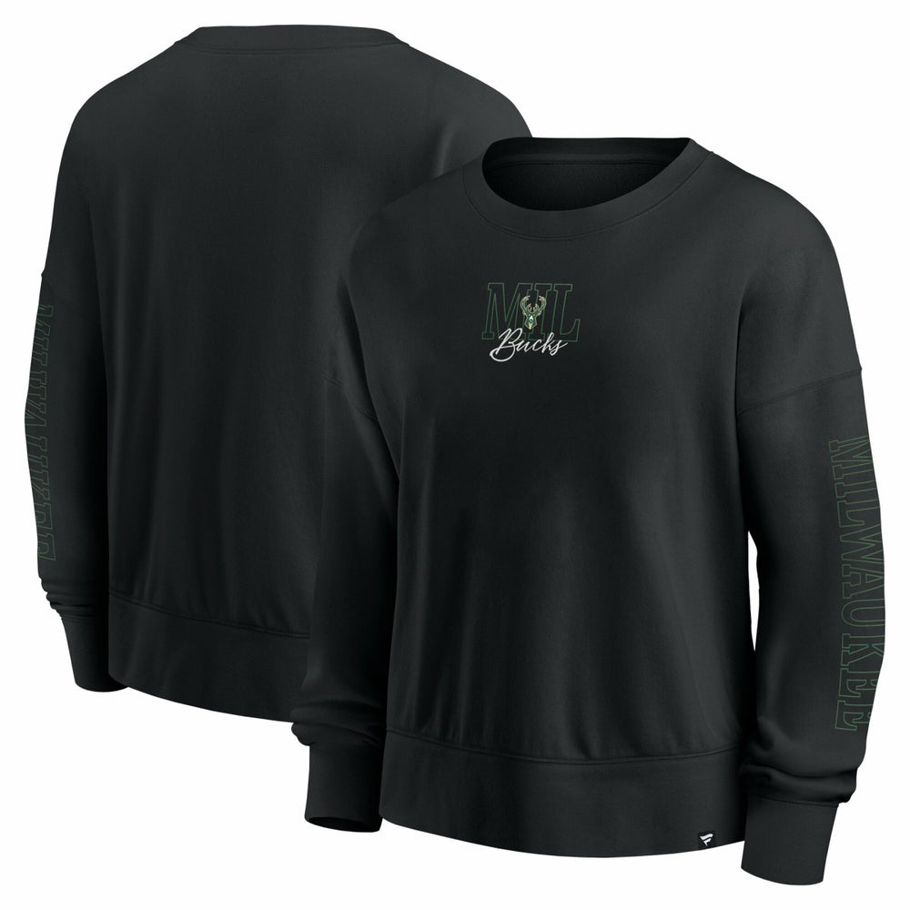 Milwaukee Bucks Women's Oversized Game Day Pullover Sweatshirt Discount