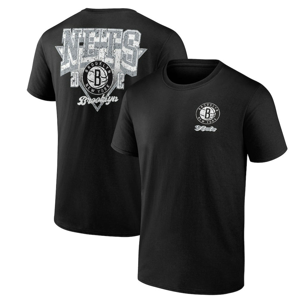 Brooklyn Nets Logo Athletic Never Over T-Shirt On Sale