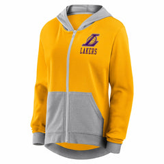 Los Angeles Lakers Logo Athletic Women's Hit It French Terry Full-Zip Hoodie Online