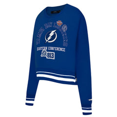Tampa Bay Lightning Pro Standard Women's Area Code Cropped Pullover Sweatshirt For Sale