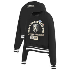 Vegas Golden Knights Pro Standard Women's Area Code Cropped Pullover Sweatshirt For Sale
