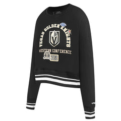 Vegas Golden Knights Pro Standard Women's Area Code Cropped Pullover Sweatshirt For Sale